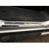 Накладки на дверные пороги Laser-style (2 шт, сталь) для Opel Vivaro 2001-2015 - 74816-11