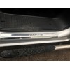 Накладки на дверні пороги Laser-style (2 шт, сталь) для Opel Vivaro 2001-2015 - 74816-11
