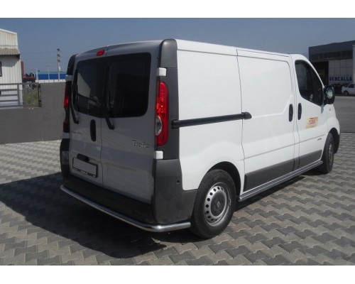 Задній захист AK005 (нерж) для Opel Vivaro 2001-2015