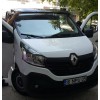 Opel Vivaro 2015-2019 Козырек на лобовое стекло (черный глянец, 5мм) - 71824-11