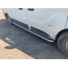 Боковые пороги Premium (2 шт, нерж) 60 мм, длинная база для Opel Vivaro 2015-2019 - 75056-11