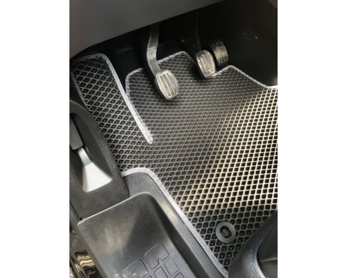 Поліуретанові килимки (2 шт, EVA, чорні) 1-20211 для Opel Vivaro 2019+ - 74370-11