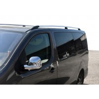 Opel Vivaro 2019+ Рейлинги Хром XL база, металлическая ножка