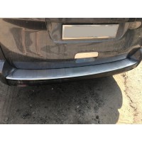 Opel Vivaro 2019+ Накладка на задній бампер OmsaLine (нерж) Коротка / Середня база