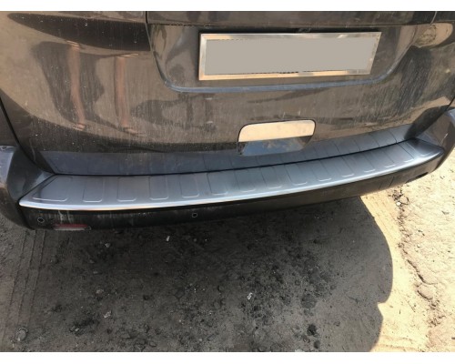 Накладка на задний бампер OmsaLine (нерж) Длинная база для Opel Vivaro 2019+ - 62254-11