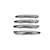 Накладки на ручки (нерж) 5 шт, OmsaLine - Італійська нержавіюча сталь для Opel Vivaro 2019+ - 62266-11