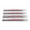 Opel Zafira B 2006-2011 Накладки на пороги Carmos V2 (4 шт, нерж.) - 74196-11