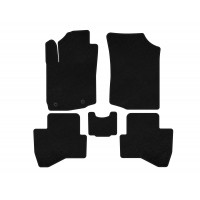Текстильные коврики Premium (HB, Черный) для Peugeot 108 2014-2021 гг