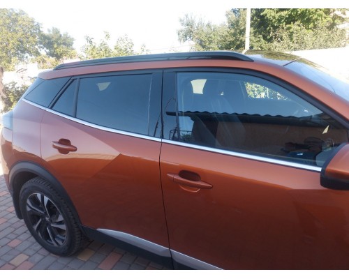 Окантовка стекол (6 шт, нерж) для Peugeot 2008 2019+︎ - 63424-11