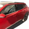Окантовка стекол (6 шт, нерж) для Peugeot 2008 2019+︎ - 63424-11