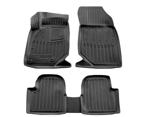 Резиновые коврики Stingray 3D (5 шт) для Peugeot 2008 2019- гг