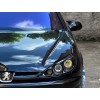 Накладки на зеркала BMW-Style (2 шт) для Peugeot 206