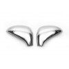 Накладки на дзеркала (2 шт) Carmos - Турецька сталь для Peugeot 207 - 55151-11