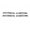 Накладки на ручки (нерж) 2 шт. OmsaLine - Італійська нержавіюча сталь для Peugeot 208 - 50437-11