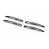 Накладки на ручки (нерж) 2 шт. OmsaLine - Італійська нержавіюча сталь для Peugeot 208 - 50437-11