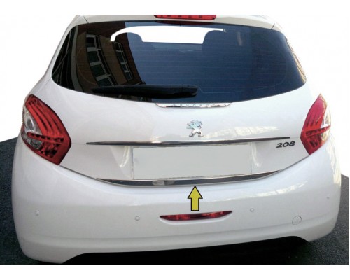 Кромка багажника (нерж.) для Peugeot 208 - 50438-11