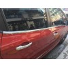 Молдинг стекол (4 шт, нерж) для Peugeot 208 - 50439-11