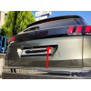 Планка над номером (нерж) для Peugeot 3008 2016+ - 62224-11
