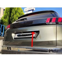 Планка над номером (нерж) для Peugeot 3008 2016+