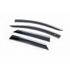 Вітровики з хромом (4 шт, Niken) для Peugeot 3008 2016+ - 61205-11