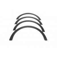 Накладки на арки (4 шт, черные) 2012-2016, ABS-пластик для Peugeot 301