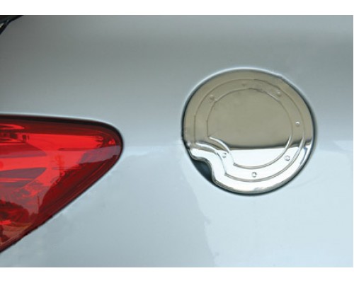 Накладка на лючок бензобака (нерж.) для Peugeot 307 - 48744-11