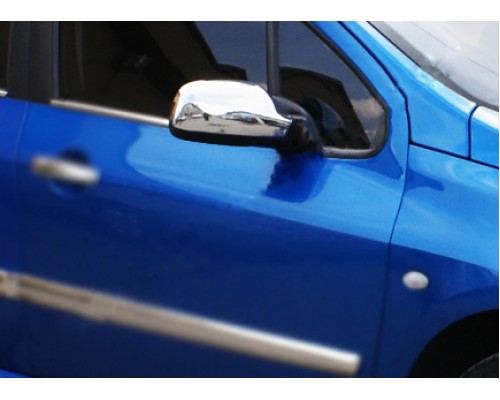 Накладки на дзеркала (2 шт, пласт.) для Peugeot 307 - 65476-11