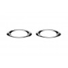 Окантовка поворотника LIbao (2 шт, пластик) для Peugeot 307 2001-2008 гг