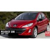 Накладки на зеркала BMW-Style (2 шт) для Peugeot 308 2007-2013 гг