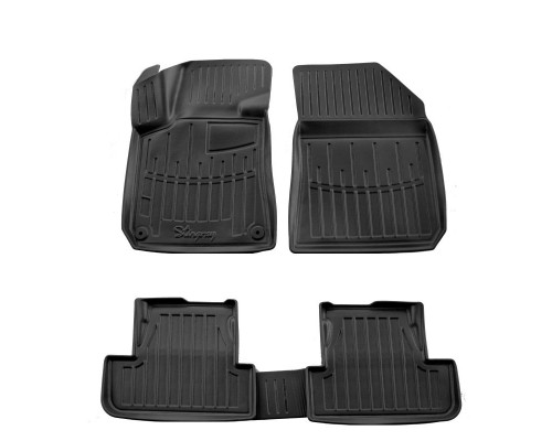 Коврики Stingray 3D (5 шт) для Peugeot 308 2014-2021 гг