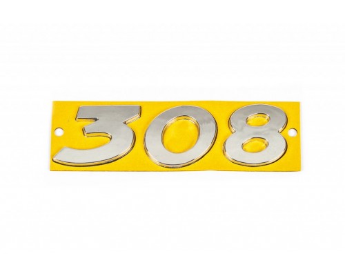 Надпись 308 для Peugeot 308 2014-2021 гг.