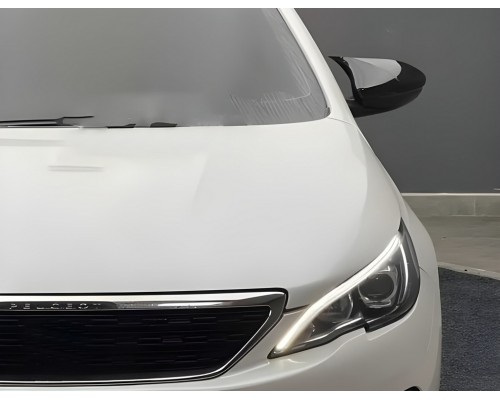 Накладки на зеркала BMW-Style (2 шт) для Peugeot 308 2014-2021 гг