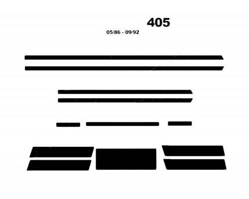 Накладки на Панель Приборов (1986-1992) для Peugeot 405