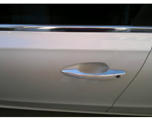 Накладки на верхівки ручок (4 шт, нерж) для Peugeot 508 2010-2018 - 57451-11