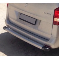 Задняя дуга MoonLight (нерж.) для Peugeot Bipper 2008+