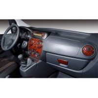 Peugeot Bipper 2008+ Накладки на панель Алюміній