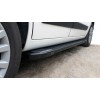 Бічні пороги Рейнбоу Блек (2 шт, алюміній) для Peugeot Bipper 2008+ - 51823-11
