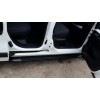 Боковые пороги Рейнбоу Блек (2 шт, алюмин.) для Peugeot Bipper 2008+ - 51823-11