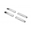 Накладки на ручки (4 шт, нерж) OmsaLine - Італійська нержавіюча сталь для Peugeot Bipper 2008+ - 53946-11