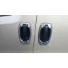 Окантовка дверної ручки (4 шт, нерж) Carmos - Турецька сталь для Peugeot Bipper 2008+ - 53948-11
