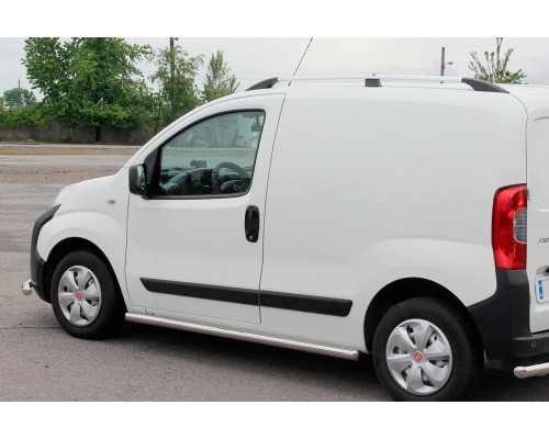 Боковые трубы Ø60 (2 шт., Нержавейка) для Peugeot Bipper 2008-2017 гг