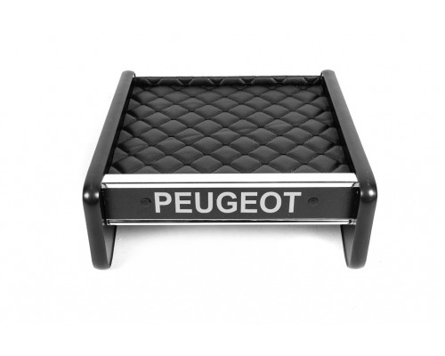 Полка на панель 2000-2006 (Черная с черной нитью) для Peugeot Boxer
