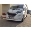 Передня накладка 2014-2022︎ (вузька з LED, під фарбування) для Peugeot Boxer 2006+ та 2014+