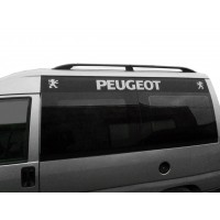 Рейлинги черные Стандартная база, чугунные ножки для Peugeot Expert 1996-2007