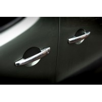 Накладки на ручки (4 шт, нерж) Carmos - Турецька сталь для Peugeot Expert 2007-2017