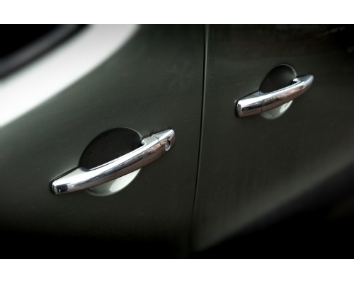 Накладки на ручки (4 шт, нерж) Carmos - Турецкая сталь для Peugeot Expert 2007-2017 - 52600-11