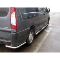 Задні кути AK-003 (2 шт, нерж.) для Peugeot Expert 2007-2017