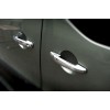 Накладки на ручки (4 шт, нерж) OmsaLine - Італійська нержавіюча сталь для Peugeot Expert 2007-2017 - 48769-11