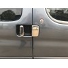 Накладки на ручки (нерж.) Дві передні, дві зсувні двері для Peugeot Partner 1996-2008 - 53970-11