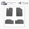 Гумові килимки (Stingray) 4 шт, Premium - без запаху гуми для Peugeot Partner 1996-2008 - 53977-11